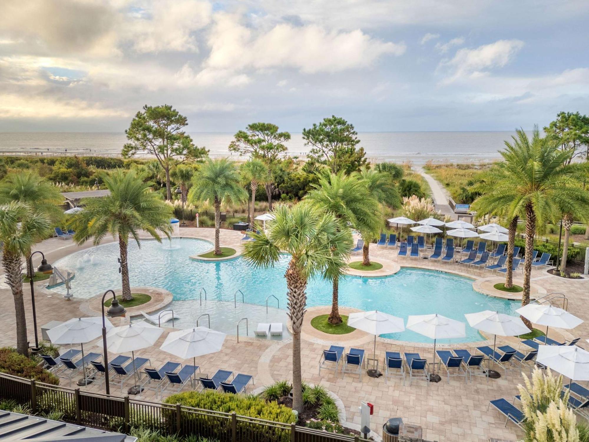 Hilton Grand Vacations Club Ocean Oak Resort Hilton Head Hilton Head Island Exteriör bild